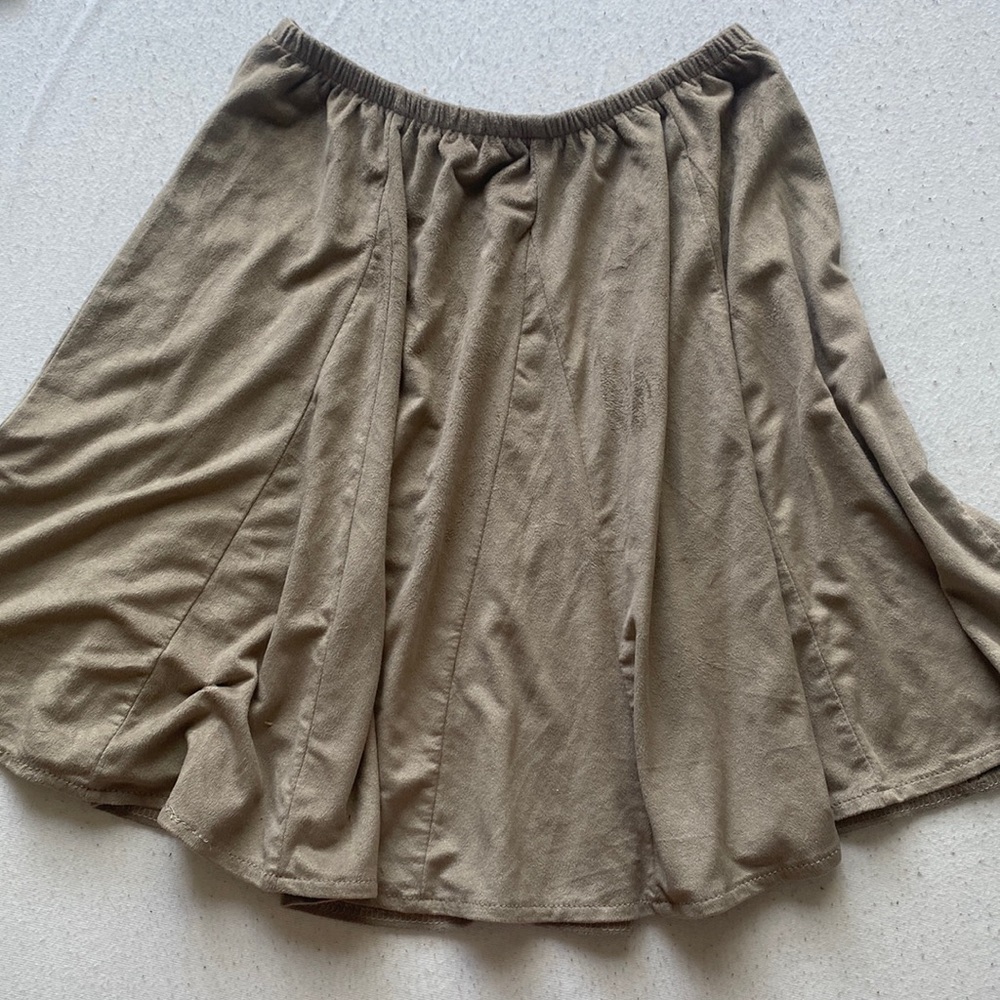 Brandy Melville Suede Skirt